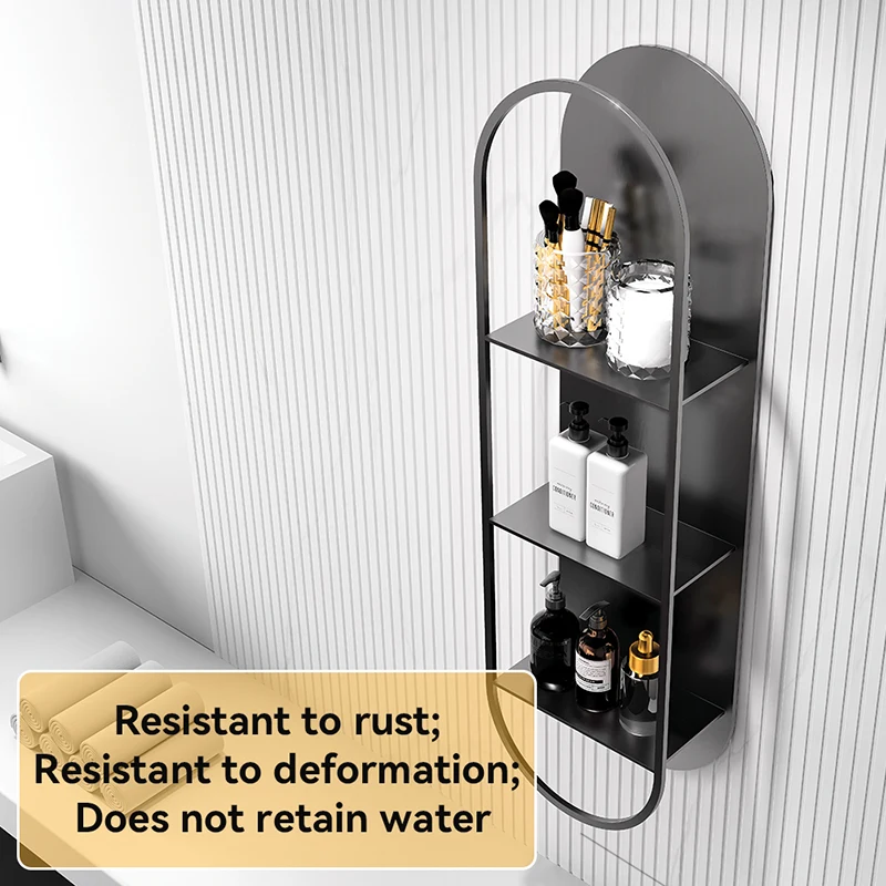 3-Layer Wall Cabinet Arc Front Round Rear